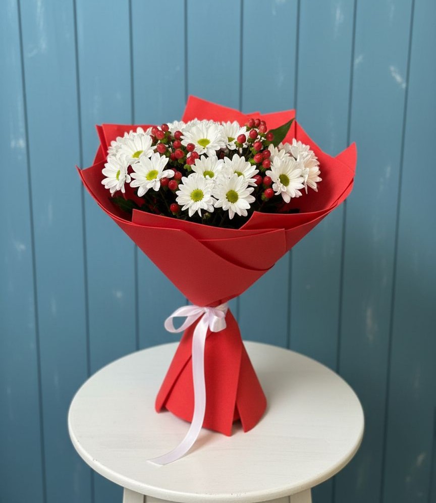 Букет цветов из: Хризантемы в Лапино