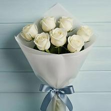 Букет 7 Белых роз Эдлесс Лав #REPLACE_PRED# Лапино