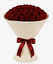 Букет 101 Бордовая роза Блэк Бакарра в Лапино