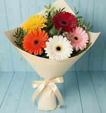 Букет цветов из:  Герберы в Лапино