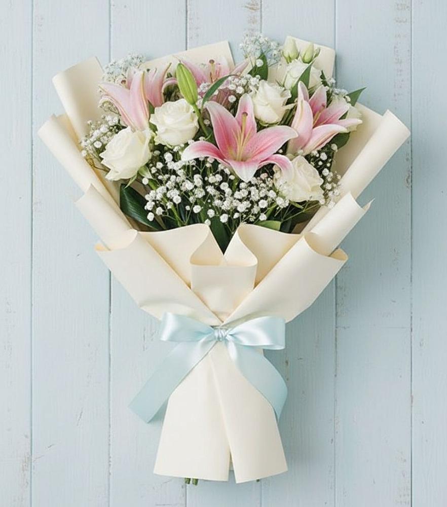 Букет цветов из: Лилии в Лапино