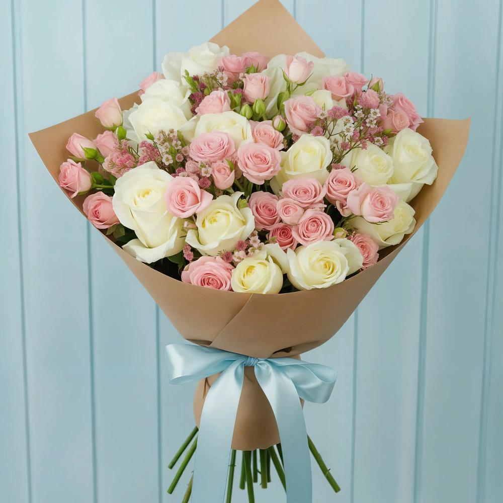 Букет цветов из: Розы в Лапино