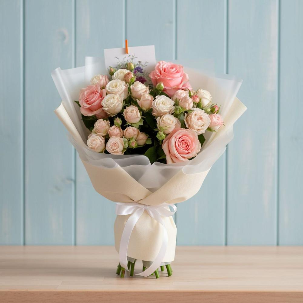 Букет цветов из: Розы в Лапино