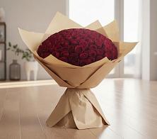 Букет 101 Красная роза #REPLACE_PRED# Лапино