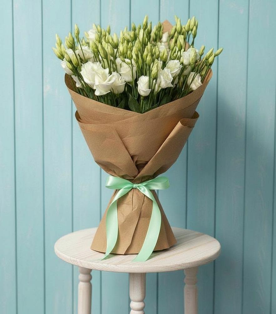 Букет цветов из: Лизиантусы в Лапино