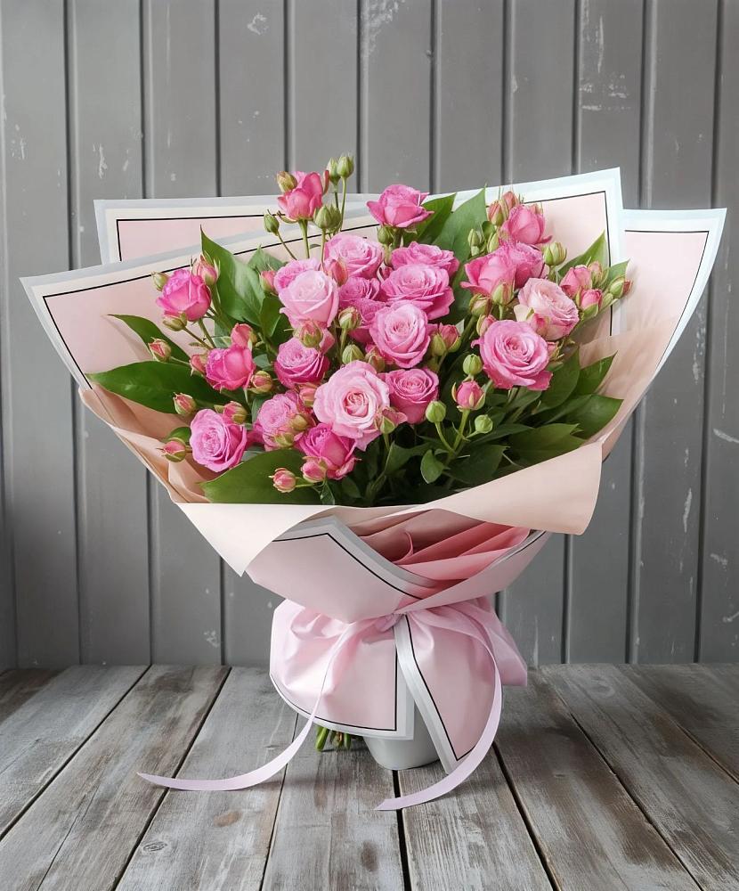 Букет Розовый кустик в Лапино