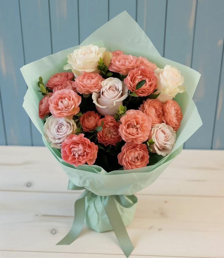 Букет цветов из: Розы в Лапино