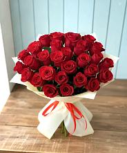 Букет 29 Красных роз в Лапино